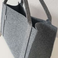 Shoppingbag Lila Glitzer