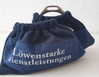 Steigb&uuml;gelschoner mit Text